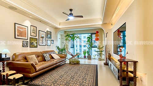 19w搞定125㎡中古風裝修 設計師太會啦！|長沙全屋整裝