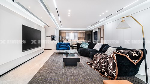 169m²現(xiàn)代極簡風裝修案例|長沙全屋整裝